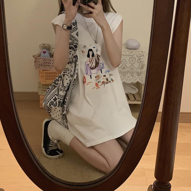 MS6668 Váy đầm thun nữ sát nách messy girl cá tính