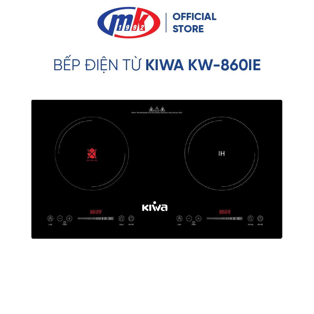 Bếp Điện Từ Kiwa KW-860IE (2800W) Bảo Hành 12 Tháng - Hàng Chính Hãng