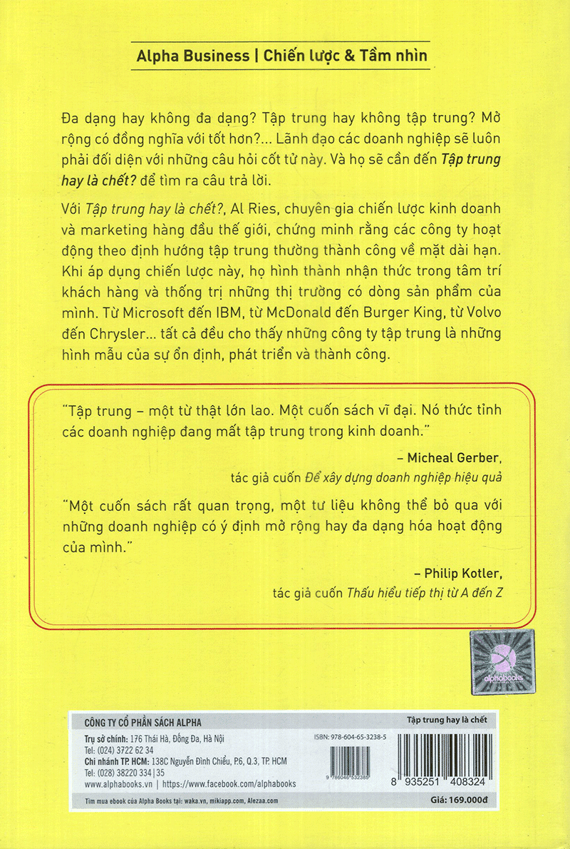 Tập Trung Hay Là Chết? ( tặng kèm bookmark Sáng Tạo )