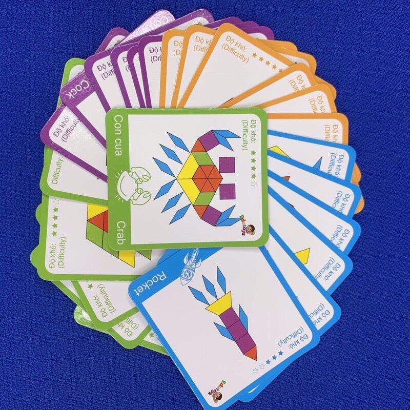 GHÉP HÌNH MONTESSORI, BỘ155 Chi Tiết CHO BÉ THỎA SỨC SÁNG TẠO- CÓ KÈM ĐẾ LÓT