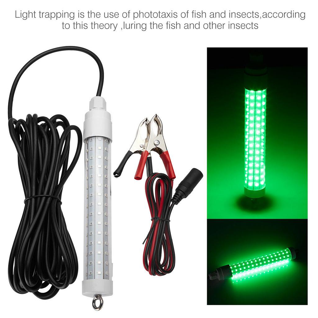 12v-24v 10W 120 LED 1000 Lumens IP68 Lure Bait Finder Night Fishing Light