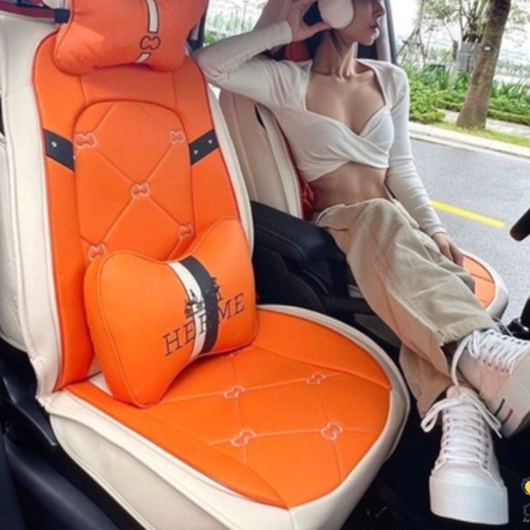 Bọc Áo Ghế Ô tô Thời Trang Da Cao Cấp ℍℝ Chất Da Xịn Sang Trọng - Mẫu HOT Nhất