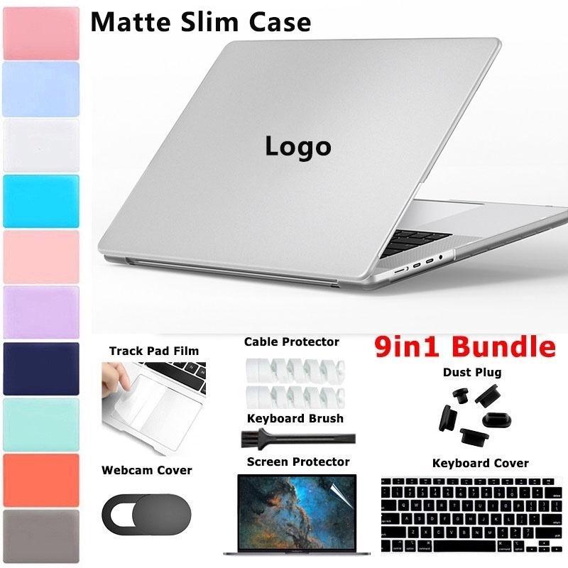 Ốp Máy Tính Bảng Nhám 9 Trong 1 Cho MacBook air 13 M2 Pro 14 16 M1 a2681 Pro a2442 a2485 Pro 13 2020 A238 a2337 a2289 air 13 inch A217 IOZY