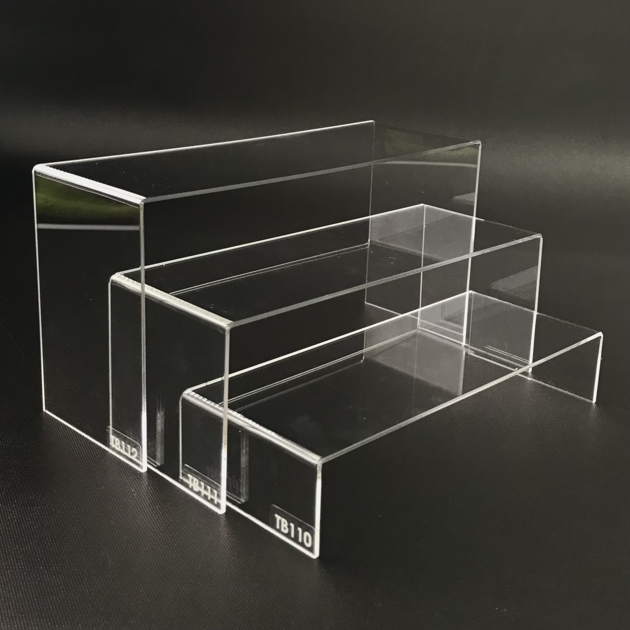 Kệ trưng bày mica 3 mặt uốn Enter TB112 200x80x120mm mica dày 2mm, Kệ livestream, Kệ mica chữ U trong suốt để đồ đa năng (20)