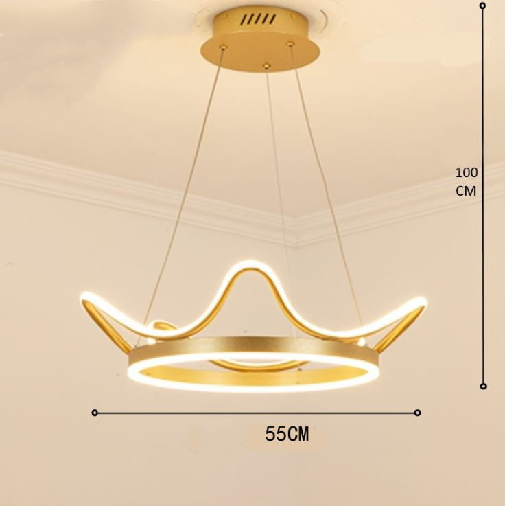 Đèn thả CROWN kiểu dáng độc đáo, cao cấp trang trí nội thất sang trọng, hiện đại.