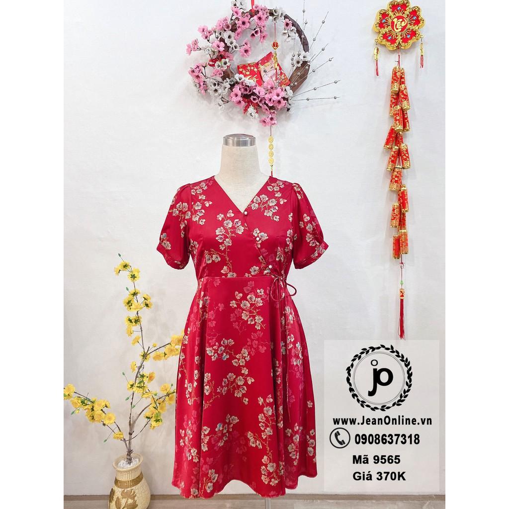 Đầm tết Bigsize Nữ đầm hoa, đầm thiết kế bigsize, thời trang ngoại cỡ