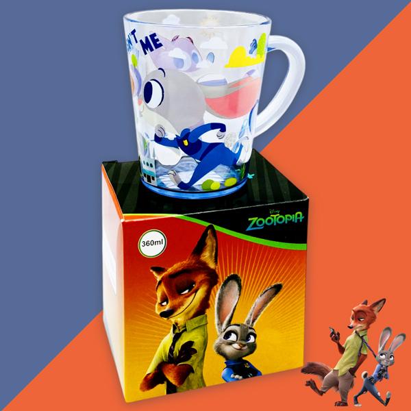 Ly Nhựa Zootopia 360 ml - Oasis Park DA21121-JN - Nick Wilde