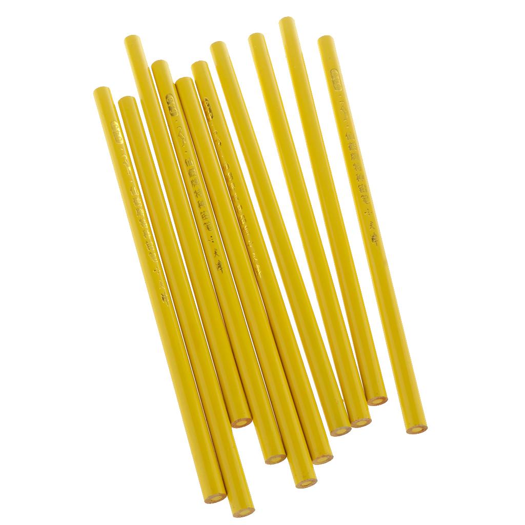 30x Professional Fabric Tailor Pencils Set Dressmaking White Yellow Black