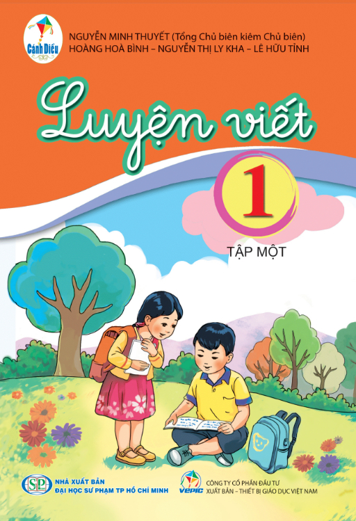 Sách Luyện viết 1- tập một- Cánh Diều (Kèm bìa nilong bao sách)