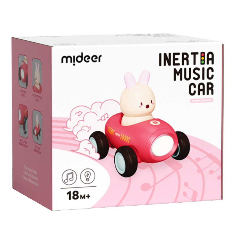 Hình ảnh Đồ Chơi Xe Âm Nhạc  Mideer Inertia Music Car, đồ chơi giao dục cho bé 1,2,3,4,5 tuổi