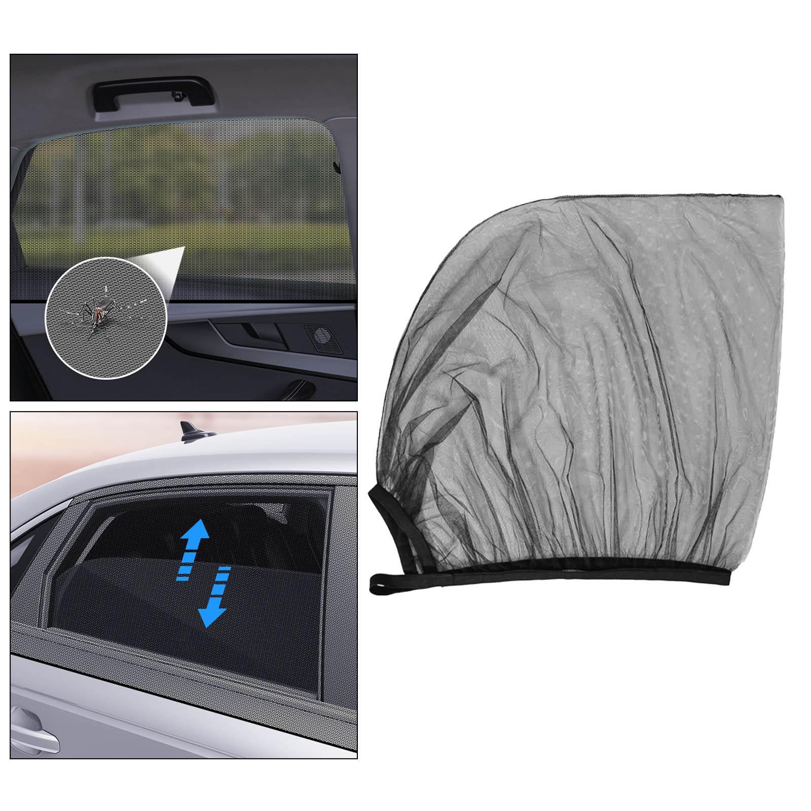 4Pcs Car Window Sun Blocker Block Mesh Sunshade for Front Rear Window