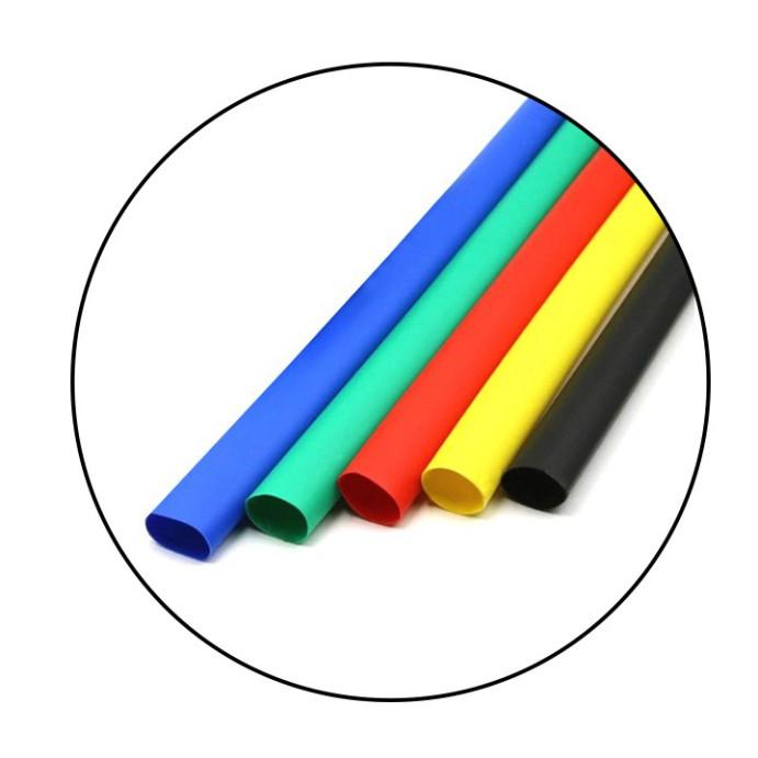 Combo Bộ 5 Ống Gen Co Nhiệt, Cách Điện phi 1-2-3-4-5 Mỗi Sợi 1m - Màu Sắc Ngẫu Nhiên