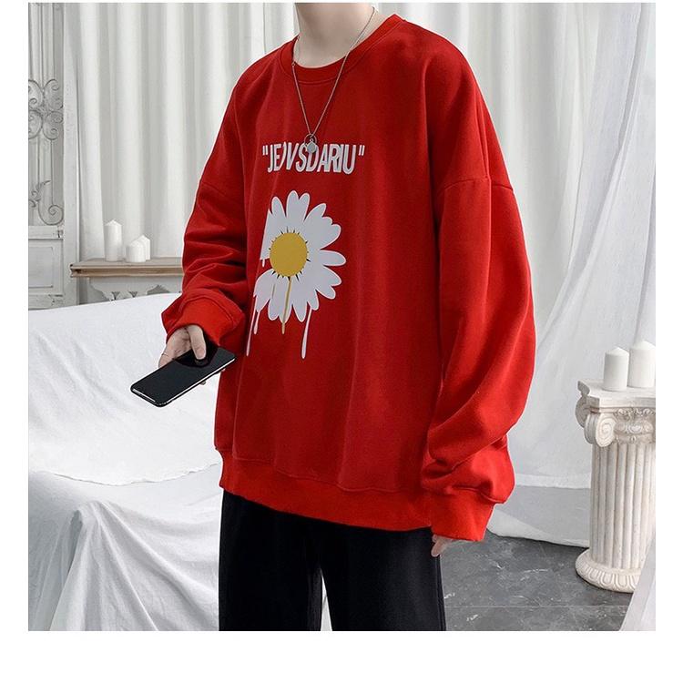 ÁO SWEATER NAM NỮ IN HOA CÚC