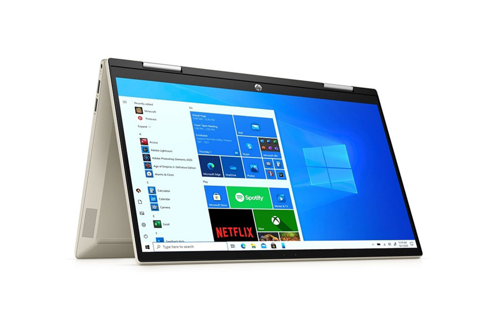 Laptop HP Pavilion x360 14-dy0076TU 46L94PA i5-1135G7 | 8GB | 512GB SSD | 14FHD Touch | VGA ON | Win11 | Gold - Hàng chính hãng