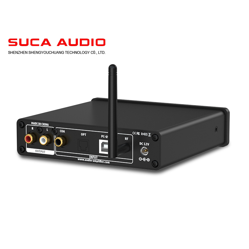 SUCA AUDIO Q5 Plus - DAC giải mã âm thanh lên đến 32bit/384Khz, tặng dây AV xịn - Hàng chính hãng