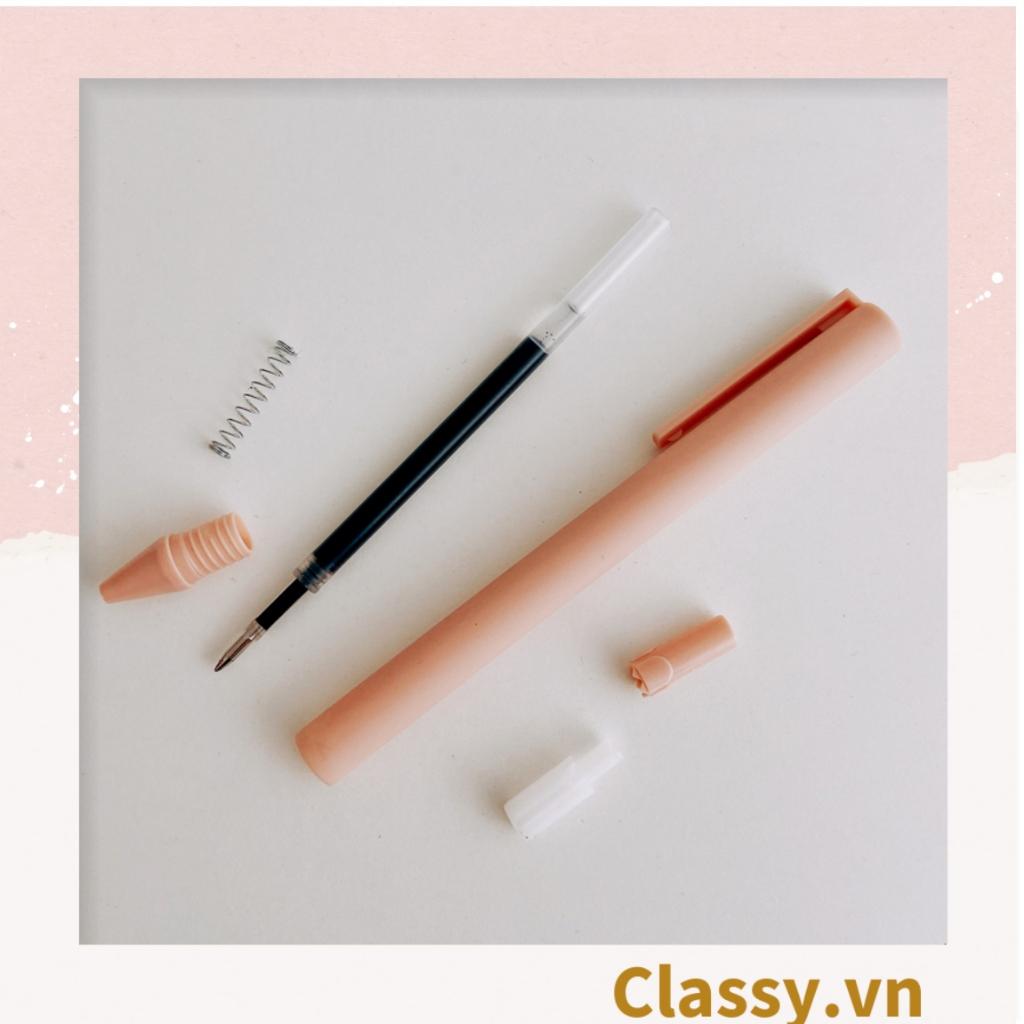 Bút gel Classy màu trơn 0.5mm, tone pastel nổi bật, thích hợp cho sinh viên/nhân viên văn phòng PK1143