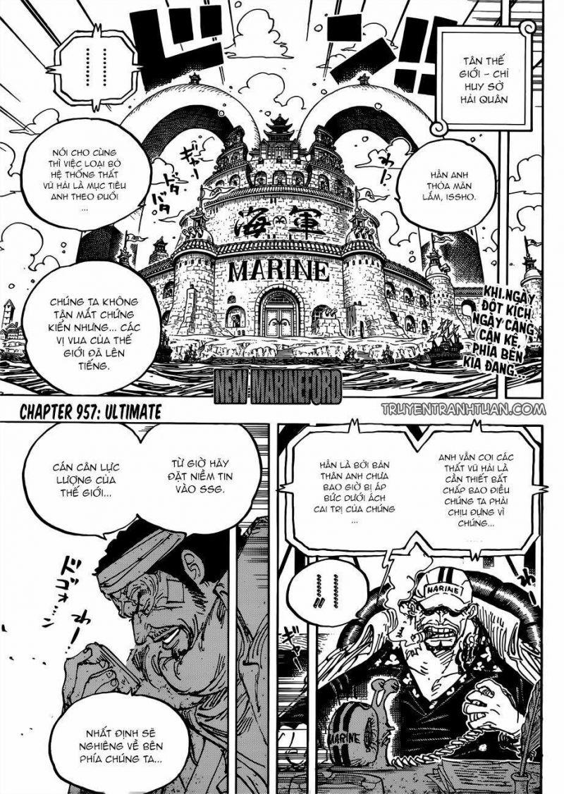 đảo hải tặc - one piece chapter 957 2