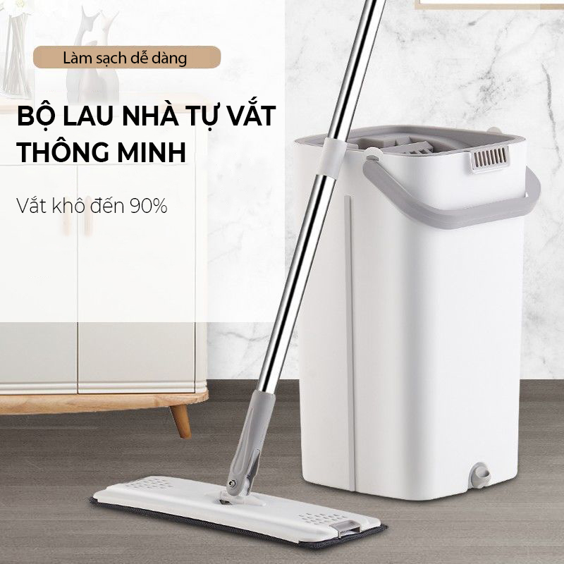 Cây lau nhà tự vắt thông minh, xoay 360 độ- K1400