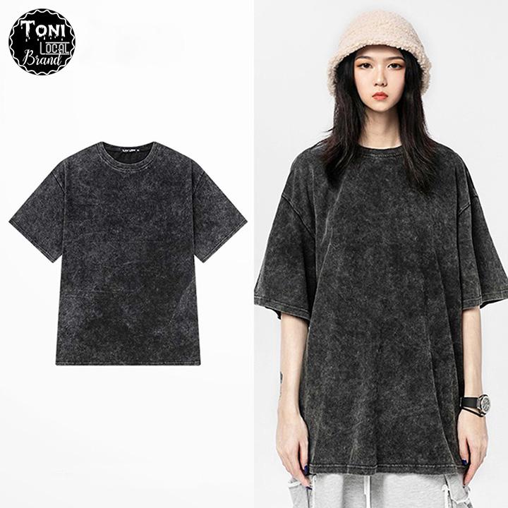 Áo Thun Tay Lỡ Local Brand BASIC Cotton 100 form rộng nam nữ Unisex (AT3000L - Full Box - Kèm Video Ảnh Thật)