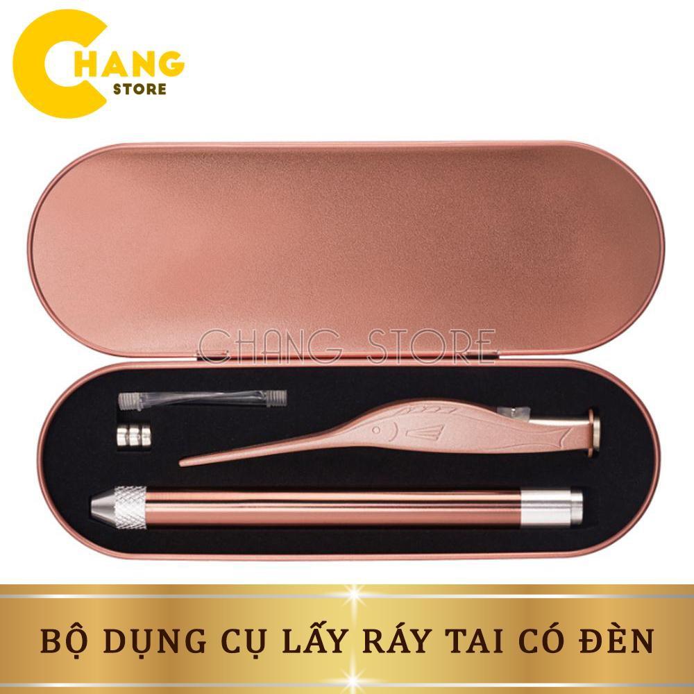 Dụng Cụ Lấy Ráy Tai Có Đèn Inox Cao Cấp Siêu Tiện Lợi