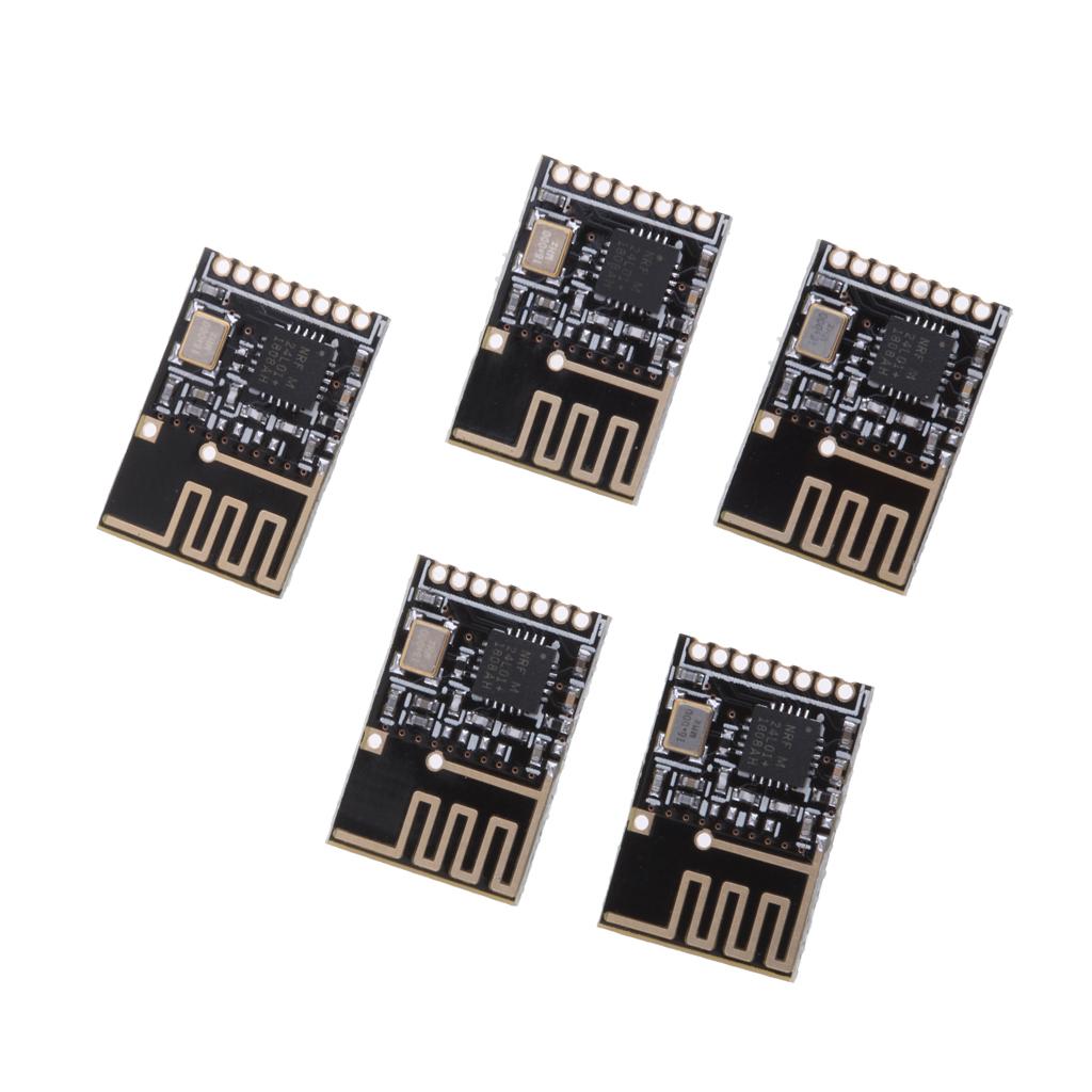 5Pcs Mini NRF24L01 2.4GHz SMD Wireless Transceiver Module for