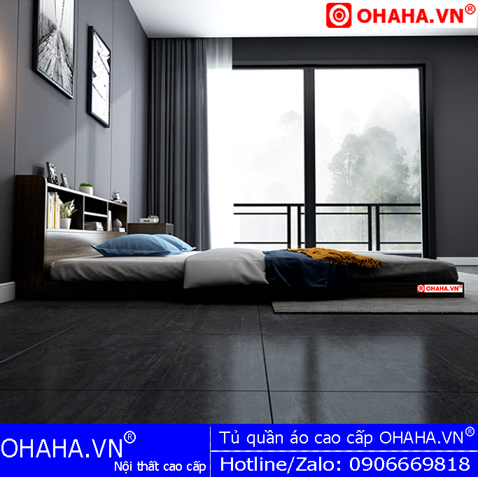 Giường ngủ cao cấp OHAHA (GN105)