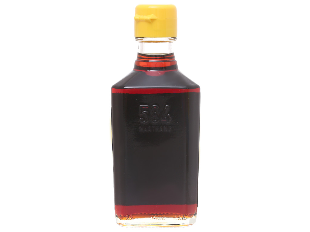 Nước mắm Cá Cơm 60 ĐỘ ĐẠM, 584 Nha Trang, Chai thủy tinh 200ml, Date luôn mới