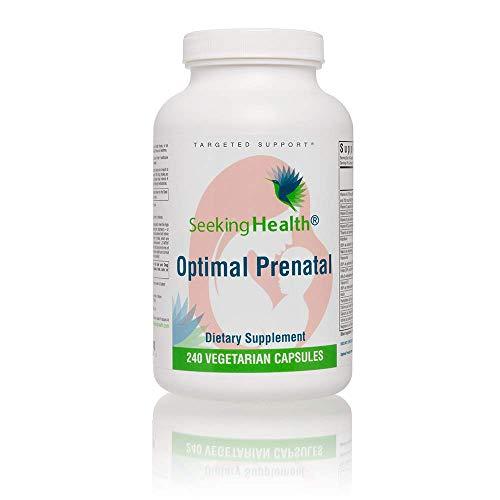 Seeking Health | Optimal Prenatal | Prenatal Vitamins for Women | 240 Vegetarian Prenatal Vitamins