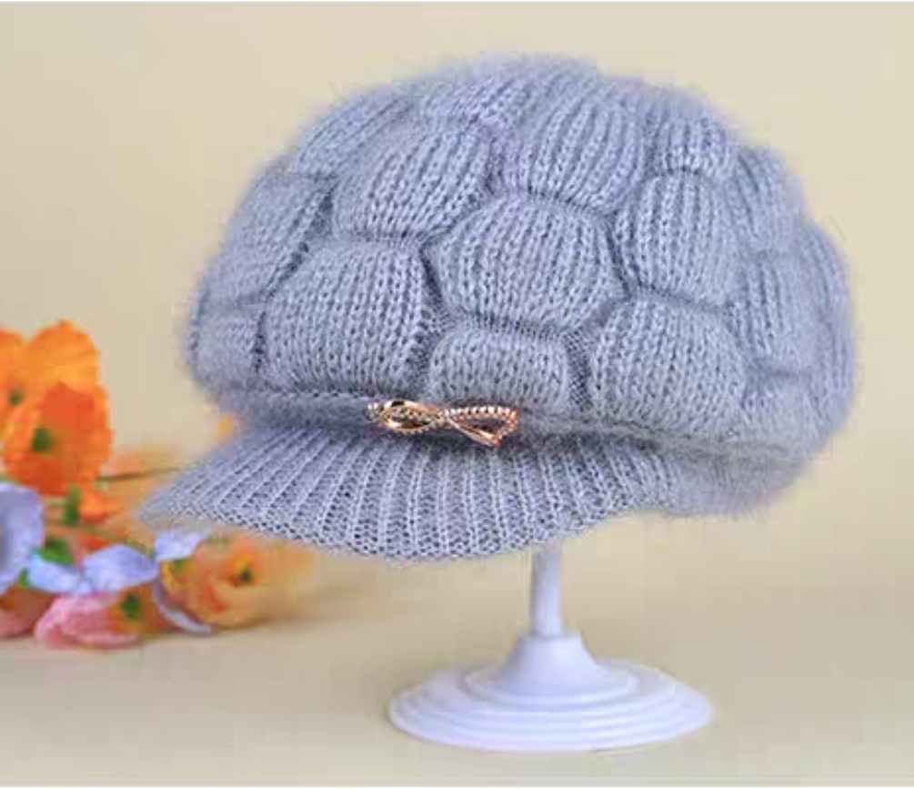 Mũ len nón len beret lưỡi trai nữ thời trang Hàn Quốc dona22021502