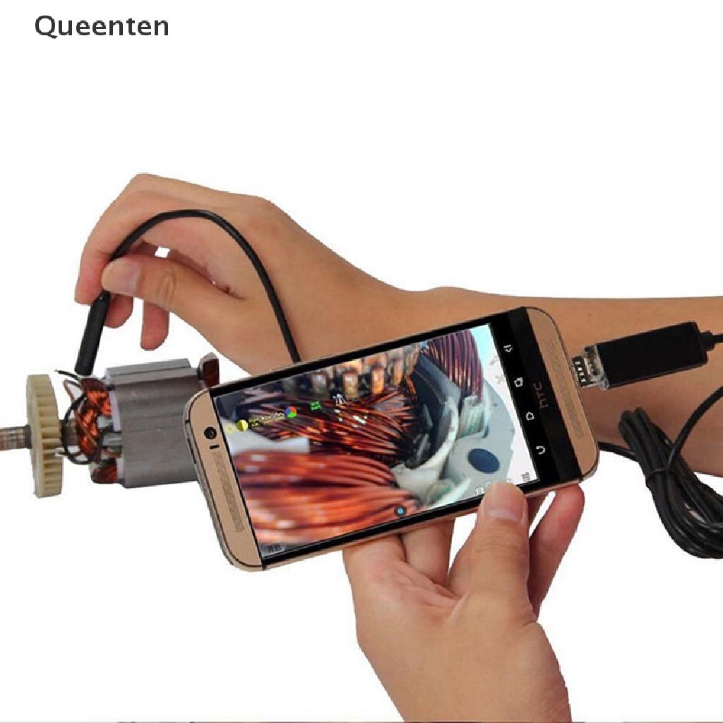 Queenten 3 in 1 USB Type-C Endoscope Inspection Borescope 5.5/7/8mm Lens HD Camera IP68 QT