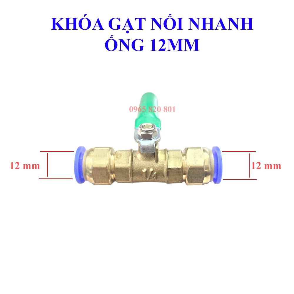 Khóa gạt ống phun sương 8,10,12mm, ống hơi