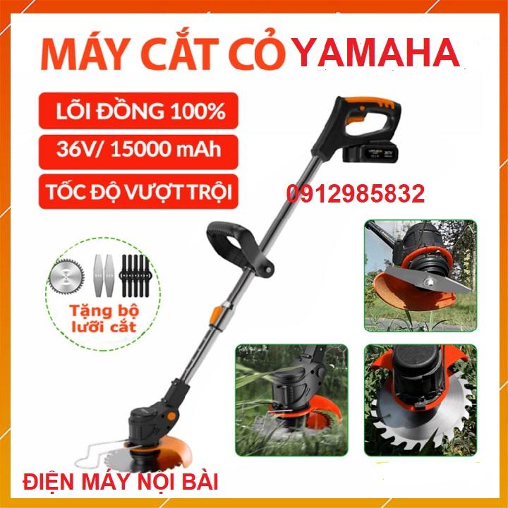 Máy cắt cỏ MÁY CẮT CỎ PIN - SIÊU KHỎE pin cực khủng [TẶNG BỘ 8 LƯỠI CẮT] (bảo hành 1