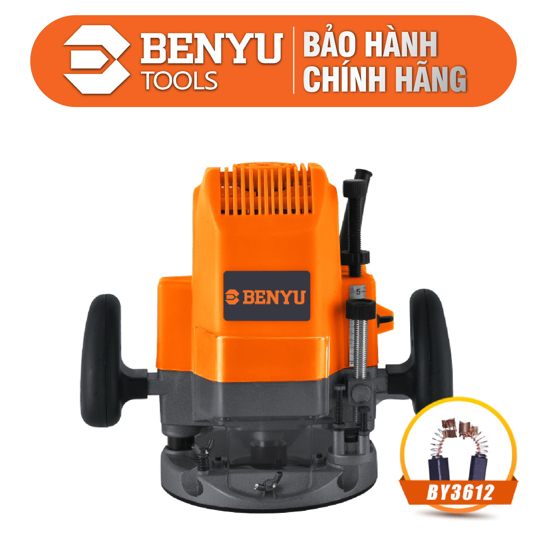 Máy Phay 1600W Benyu BY3612