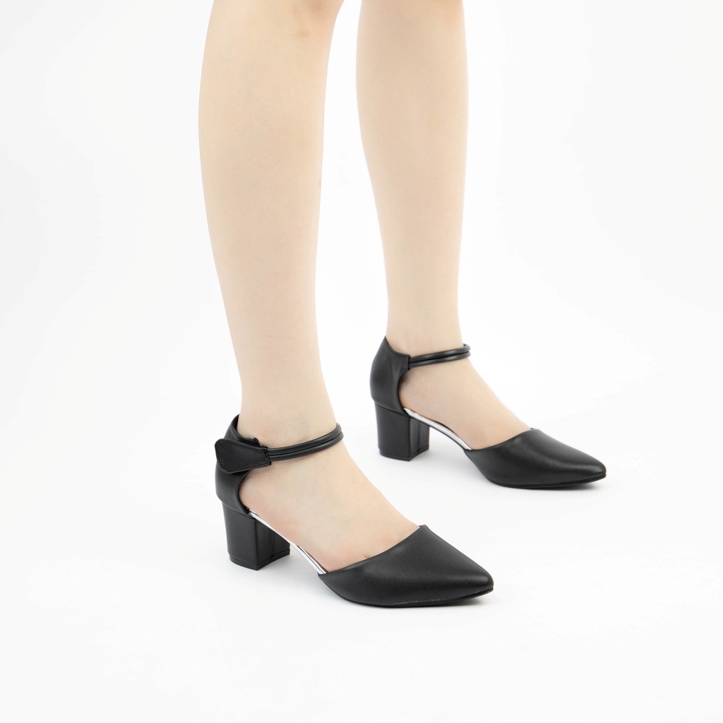 Giày Sandal Cao Gót MWC Đế Vuông 5CM Quai Hậu Thanh Lịch NUCG- 4285