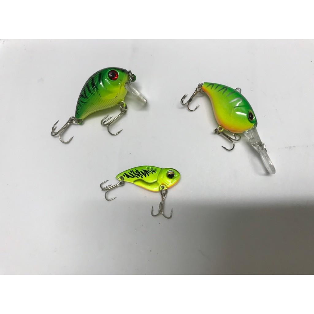 Mồi giả câu cá siêu nhạy, bộ combo 5 mồi giả cực kỳ nhạy nhiều loại cá khác nhau