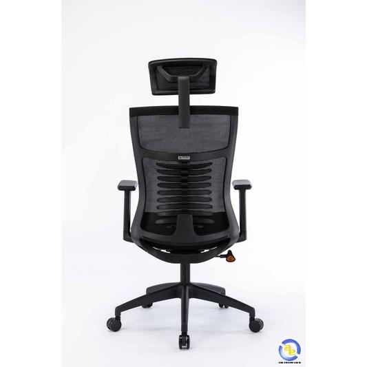 Ghế Văn Phòng-Ghế Làm Việc-Ghế Chân Xoay, Ghế Công Thái Học WEC502, Chống Đau Mỏi Lưng Tay Gấp Nệm Lưới Tựa Đầu Cao Cấp