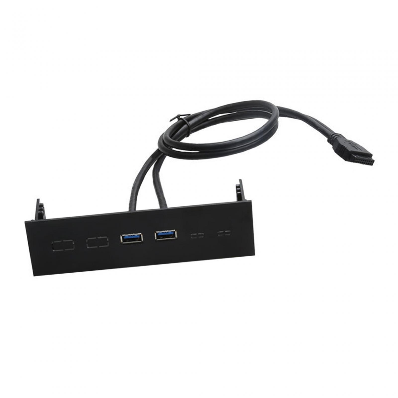 5.25" Front Panel Optical Drive Front Panel,Multifunction,High Speed USB Hubs Plug and Play USB Front Panel Adapter ,Computer Expansion Board