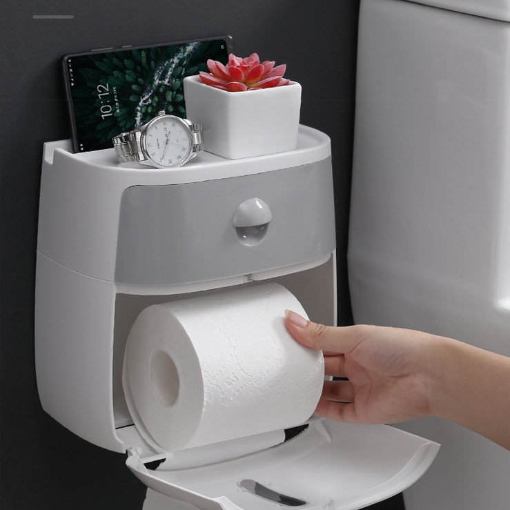 Hộp đựng khăn giấy treo tường tiện ích