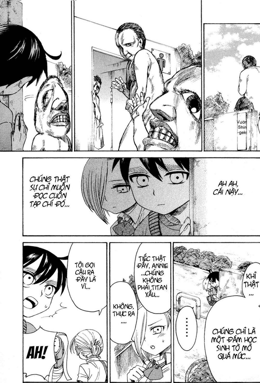 shingeki! kyojin chuugakkou chapter 13 14