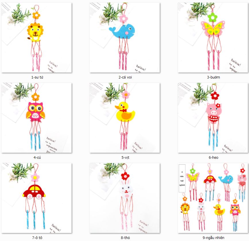 Đồ chơi handmade - Chuông gió tự làm cho bé