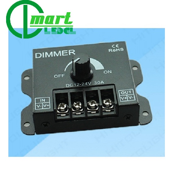 ✅[Siêu Rẻ] Bộ Dimmer PWM Điều Chỉnh Độ Sáng Đèn, Động Cơ DC 12-24V (Dòng Max 30A