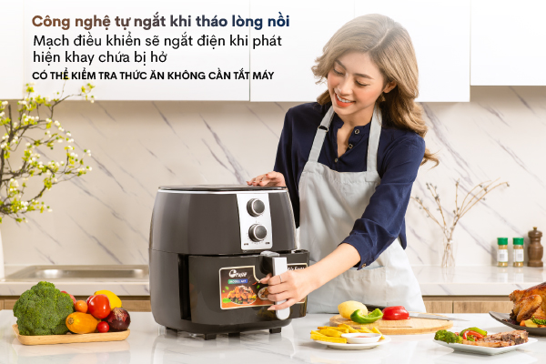 Nồi chiên không dầu FujiE AF7