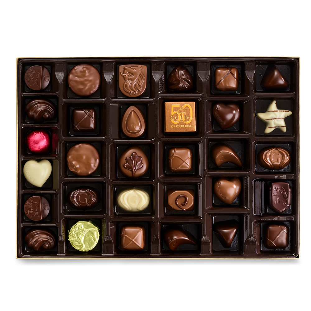 Chocolate GODIVA ngon nhất thế giới : Hộp quà tặng 36 cái 400g