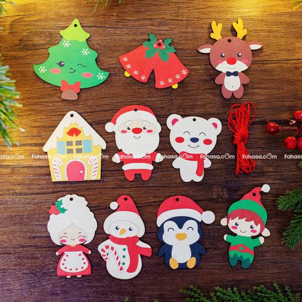 Dây Hình Gỗ Trang Trí Giáng Sinh - Bách Mộc - Set 3