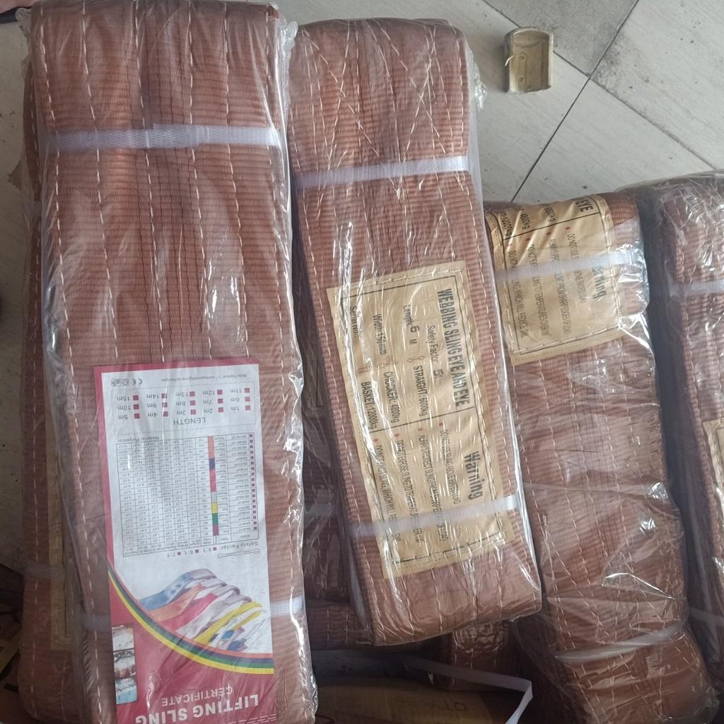 Dây cẩu hàng dây cáp vải cẩu hàng 6 Tấn 3 MÉT,4,5,6,8,10 MÉT bản 150mm hệ số an toàn 5:1 capthepgiasi THÁI BÌNH VINA