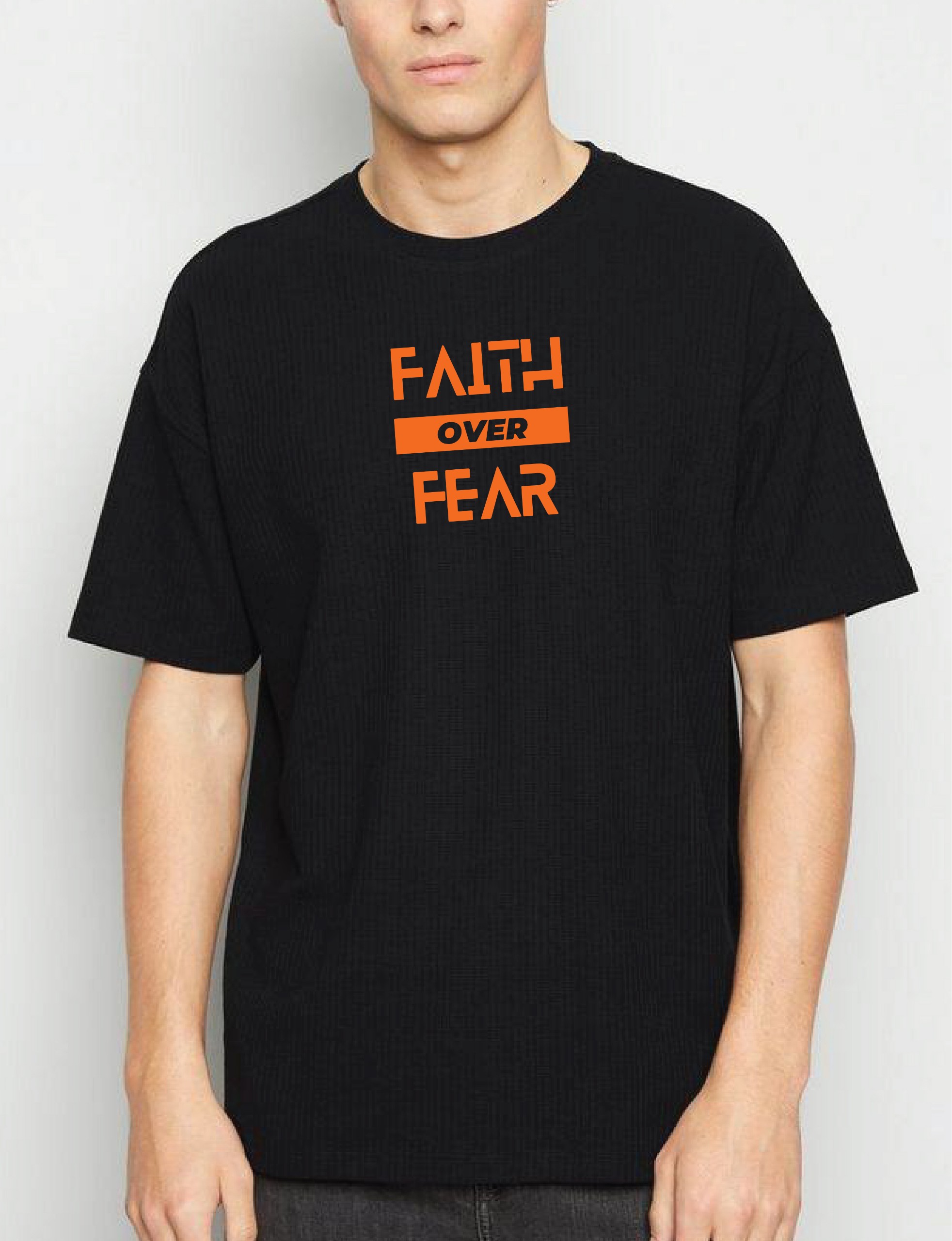 Áo T-Shirt Giabaco Faith Over Fear TS020 Classic