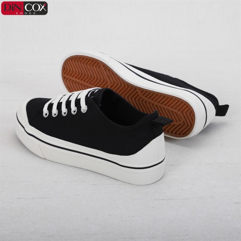 Giày Sneaker Vải Nữ DINCOX D31 Năng Động Nữ Tính Black