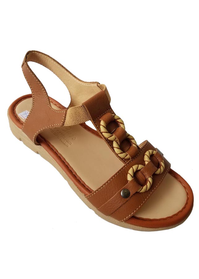 Giày Sandal Nữ BIGGBEN Da Bò Thật SDN0399