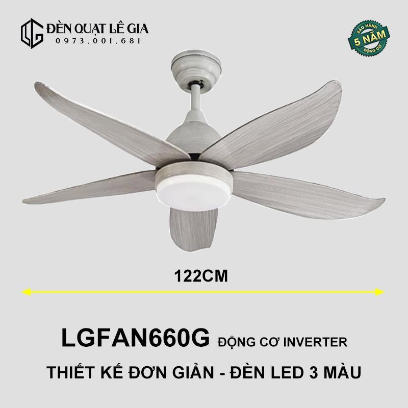 Quạt Trần Hiện Đại LGFAN660T | Quạt Trần Chung Cư