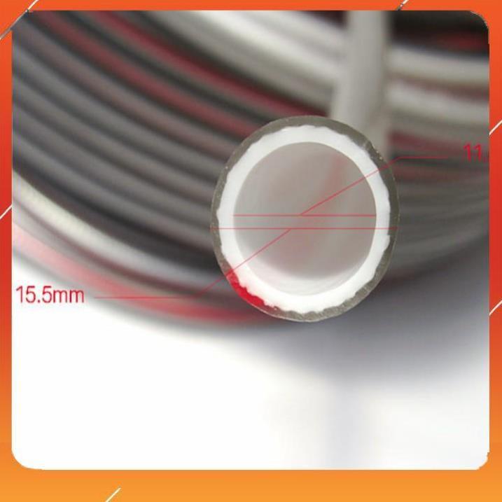 Bộ dây vòi xịt bơm nước tưới rửa , tăng áp 3 lần, loại 7m, 10m 206701 đầu đồng, cút,nối vàng + mở chai